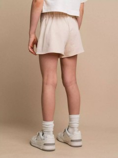 Модная юбка-шорты бежевого цвета для девочки 4058SS24 Vulpes Familiy(фото5)