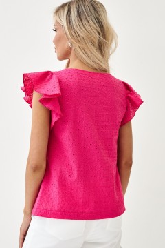 Летняя блуза с рукавами-воланами Lona(фото3)