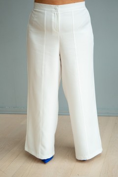 Прямые белые брюки Jetty-plus(фото3)