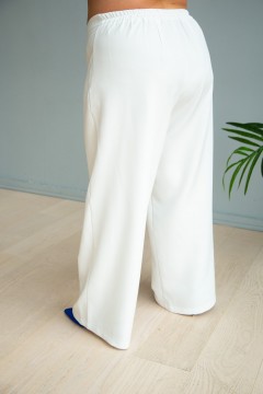 Прямые белые брюки Jetty-plus(фото4)