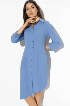 Голубое платье-рубашка Charutti
