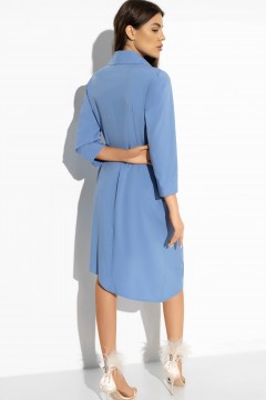 Голубое платье-рубашка Charutti(фото4)