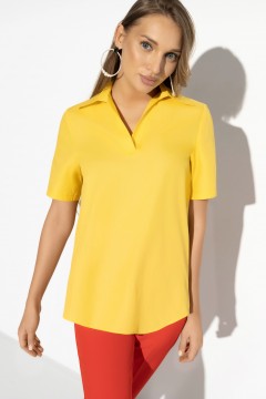 Жёлтая блузка с коротким рукавом Charutti
