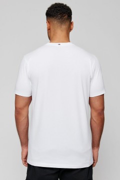 Белая мужска футболка с принтом 47165 Натали men(фото3)