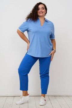 Синие укороченные брюки Intikoma(фото2)