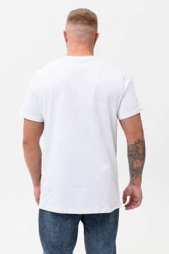 Белая мужская футболка с принтом 47127 Натали men(фото3)