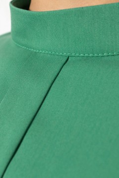Зелёная блузка с коротким рукавом Charutti(фото4)