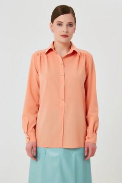 Оранжевая женская блузка Priz(фото3)