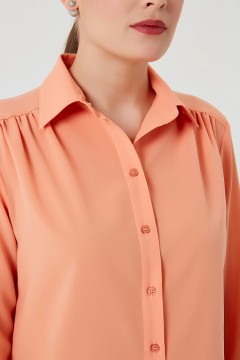 Оранжевая женская блузка Priz(фото4)