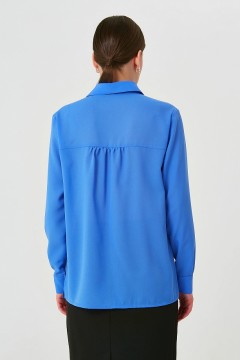 Синяя женская блузка Priz(фото6)