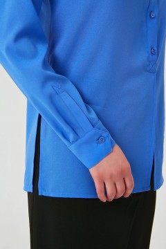 Синяя женская блузка Priz(фото5)