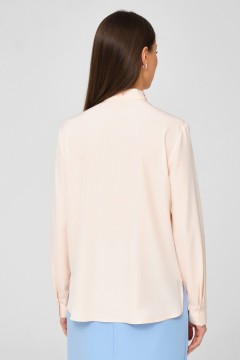 Блузка с бантом абрикосового цвета Priz(фото5)