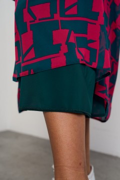 Шифоновая юбка цвета мультиколор Intikoma(фото3)