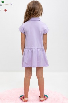 Платье поло для девочки КР 5865/пастельно-лиловый к455 платье Crockid(фото2)