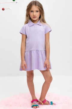 Платье поло для девочки КР 5865/пастельно-лиловый к455 платье Crockid