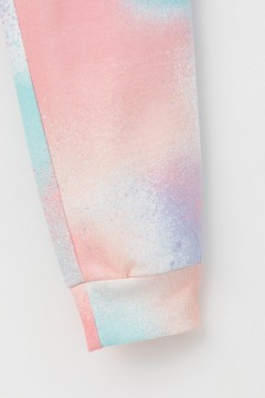 Трикотажные брюки для девочки КР 400535/разноцветный спрей к461 брюки Crockid(фото3)