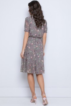 Шифоновое платье с цветочным принтом Diolche(фото3)