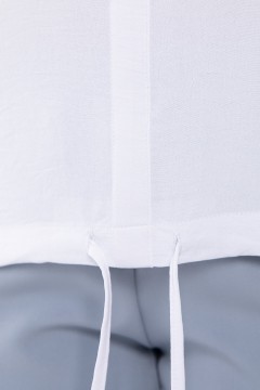 Белая туника на кулиске с завязками Lady Taiga(фото3)