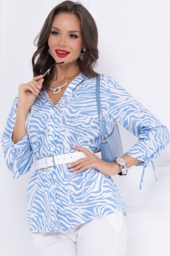Летняя блуза с принтом зебра Bellovera