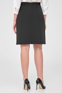 Чёрная юбка с карманами Priz(фото5)