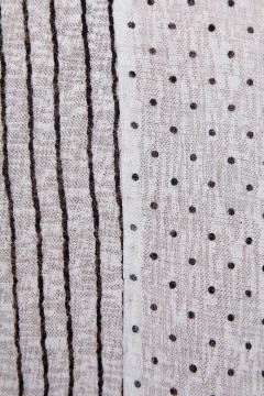 Белая блузка в полоску и горох Lady Taiga(фото3)