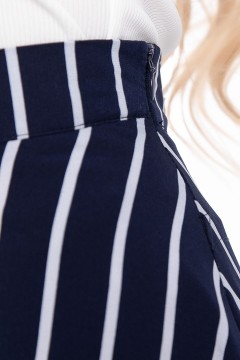 Синие-белые юбка-брюки в полоску Lady Taiga(фото3)