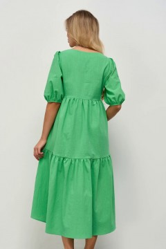 Зелёное многоярусное платье Jetty(фото4)