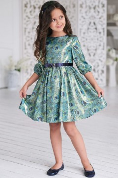Атласное платье для девочки ПЛ-2011-22 Alolika