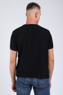 Чёрная мужская футболка 47749 Натали men(фото3)