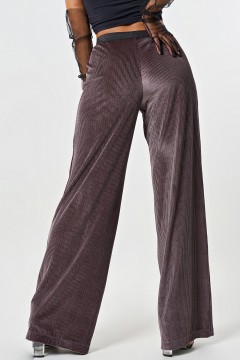 Широкие бархатные брюки Fly(фото3)