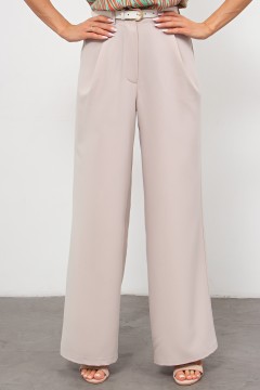 Светло-бежевые брюки с карманами Рейн №4 Valentina(фото3)