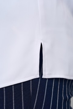 Блузка белая с отделкой из сетки Intikoma(фото4)
