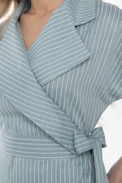 Костюм с блузкой в полоску и брюками Lady Taiga(фото3)