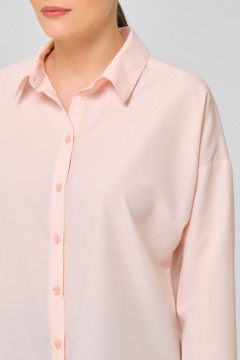 Рубашка однотонная с рукавами три четверти Priz(фото3)