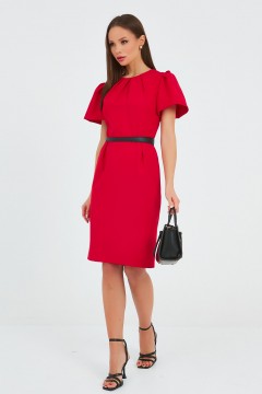 Платье-футляр красного цвета Priz(фото2)