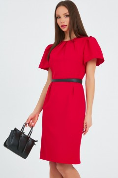 Платье-футляр красного цвета Priz