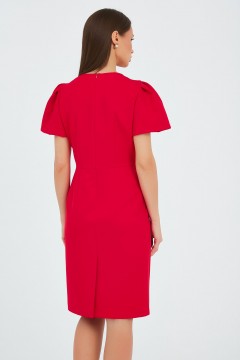 Платье-футляр красного цвета Priz(фото4)