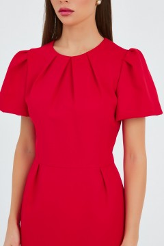 Платье-футляр красного цвета Priz(фото3)