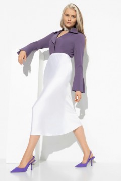 Блузка с длинным рукавом фиолетового цвета Charutti(фото2)