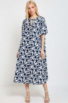 Платье с цветочным принтом и короткими рукавами 10200201005 Concept Club