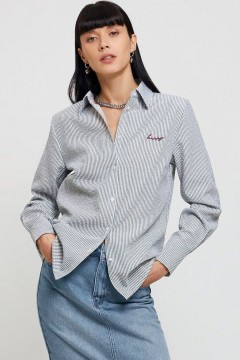 Рубашка в полоску с длинным рукавом 10200260528 Concept Club(фото2)