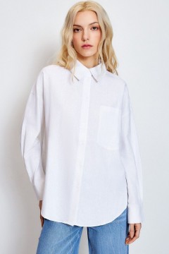 Рубашка белая с длинным рукавом 10200260503 Concept Club