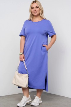 Платье с карманами фиолетового цвета Intikoma