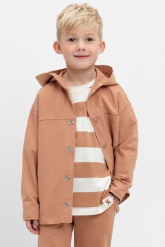 Куртка с капюшоном для мальчика КР 302463/пробковое дерево к474 жакет Crockid