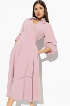 Платье розовое с карманами Charutti