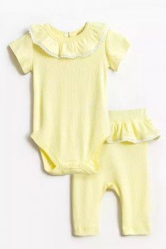 Комплект жёлтого цвета для девочки Vulpes 2065SS24 Familiy