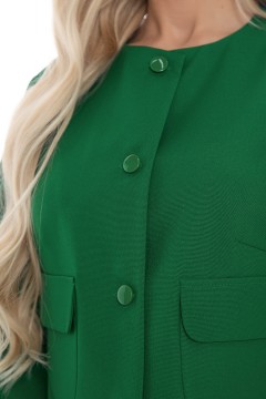 Жакет зелёный с пуговицами Lady Taiga(фото3)