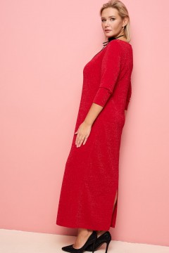 Платье длинное красного цвета  Sparada(фото2)