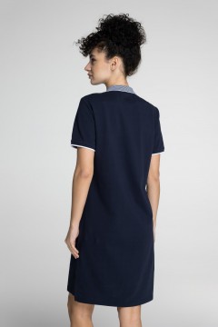 Платье-поло синее Forward(фото3)