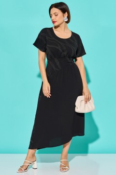 Платье длинное чёрное Aquarel(фото2)